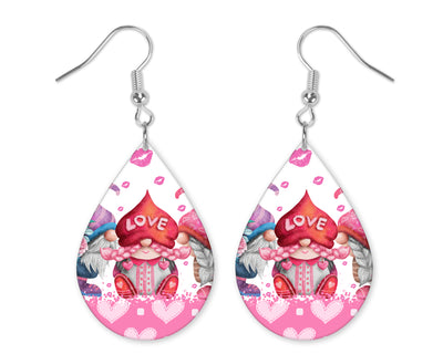 Love Gnome Teardrop Earrings