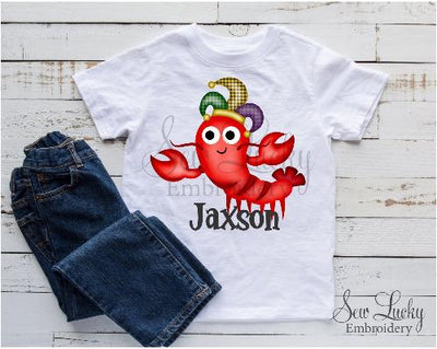 Mardi Gras Crawfish Personalized Shirt