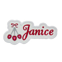 Measuring Spoons Name Patch - Sew Lucky Embroidery