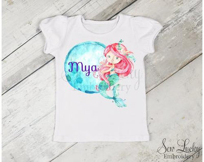 Mermaid Bubble Personalized Shirt