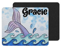 Mermaid Custom Personalized Mouse Pad - Sew Lucky Embroidery