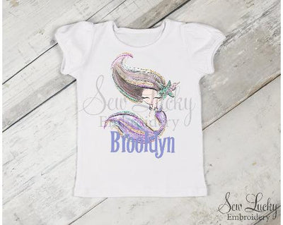 Mermaid Girls Personalized Shirt