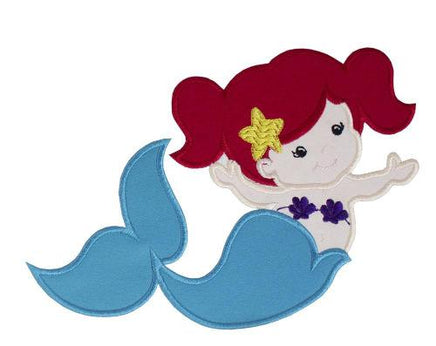 Mermaid Patch - Sew Lucky Embroidery