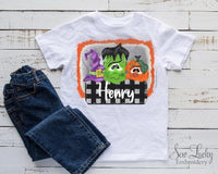 Monster Frame Shirt Personalized Shirt - Sew Lucky Embroidery