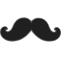 Mustache Patch - Sew Lucky Embroidery