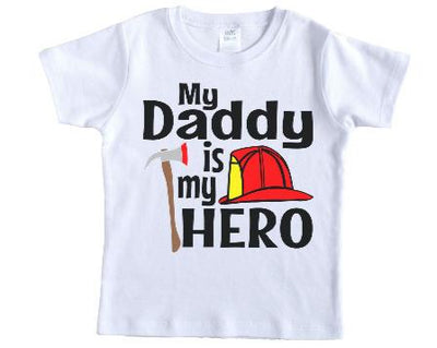 My Daddy is My Hero Short Sleeves or Long Sleeves Shirt