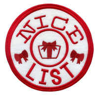 Nice List Patch - Sew Lucky Embroidery