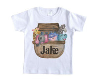 Noah's Ark Personalized Shirt - Sew Lucky Embroidery