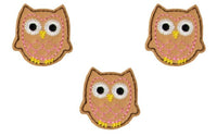 Owl Uncut Felties (set of 3)