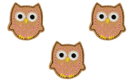 Owl Uncut Felties (set of 3)