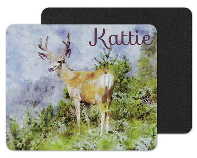 Painted Elk Custom Personalized Mouse Pad