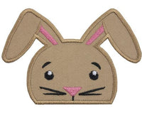 Peeking Bunny Patch - Sew Lucky Embroidery