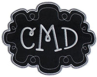 Personalized Monogram Patch - Sew Lucky Embroidery