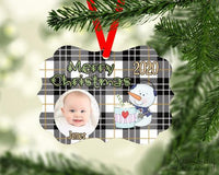 Photo Christmas Custom Ornament Personalized - Sew Lucky Embroidery