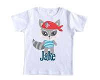 Pirate Boy Personalized Shirt - Sew Lucky Embroidery