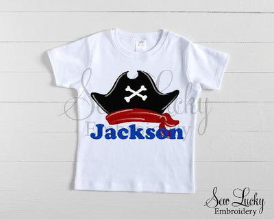 Pirate Hat Personalized Shirt