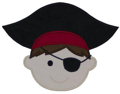 Pirate Sew or Iron on Embroidered Patch