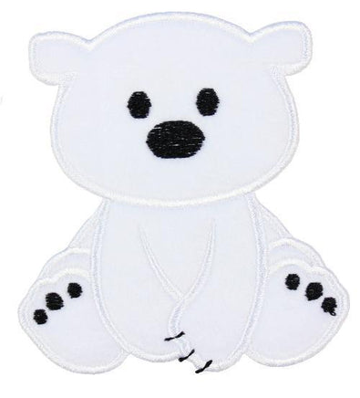 Polar Bear Patch - Sew Lucky Embroidery