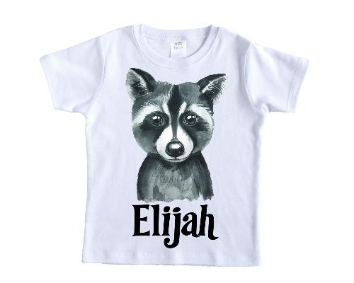 Raccoon Personalized Shirt - Sew Lucky Embroidery