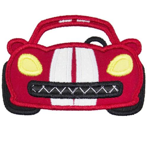 Race Car Patch - Sew Lucky Embroidery