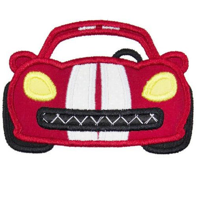 Race Car Sew or Iron on Embroidered Patch