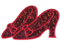 Ruby Slippers Patch - Sew Lucky Embroidery