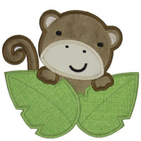 Safari Monkey Patch - Sew Lucky Embroidery