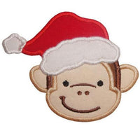 Santa Monkey Patch - Sew Lucky Embroidery