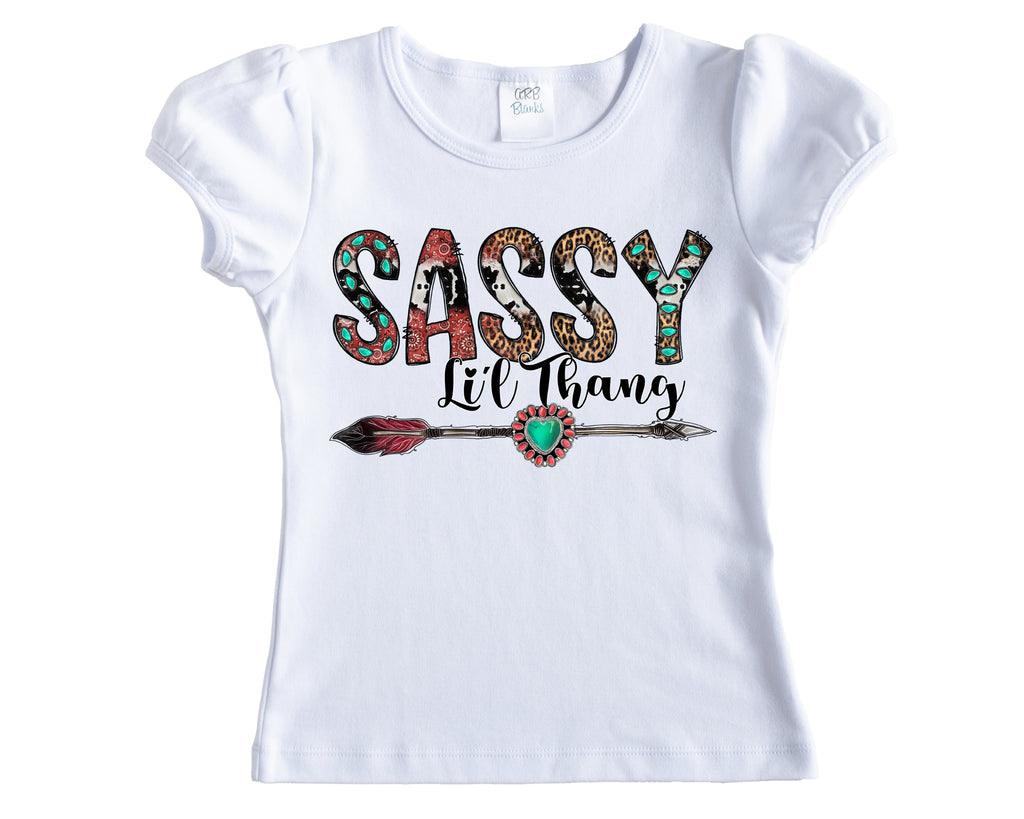 Sassy Little Thang Shirt - Sew Lucky Embroidery