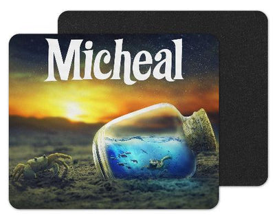 Sea Bottle Custom Personalized Mouse Pad