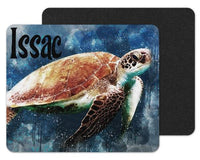 Sea Turtle Custom Personalized Mouse Pad - Sew Lucky Embroidery