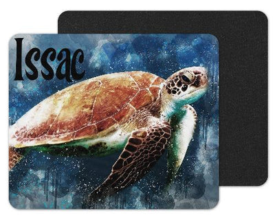 Sea Turtle Custom Personalized Mouse Pad