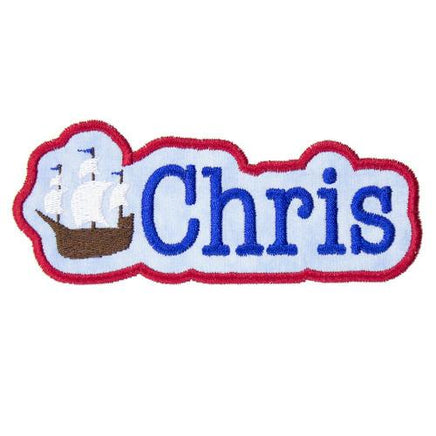 Ship Name Patch - Sew Lucky Embroidery