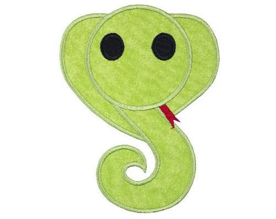 Snake Sew or Iron on Embroidered Patch