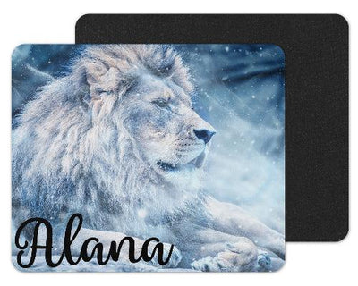 Snow Lion Custom Personalized Mouse Pad