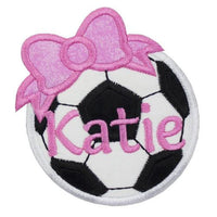 Soccer Ball Personalized Patch - Sew Lucky Embroidery