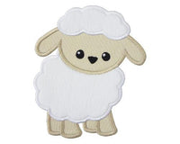 Spring Lamb Patch - Sew Lucky Embroidery