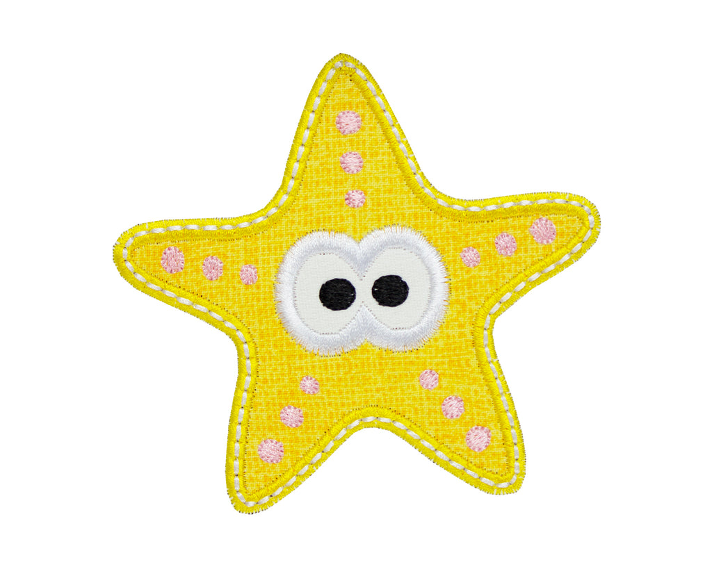 Starfish Patch - Sew Lucky Embroidery