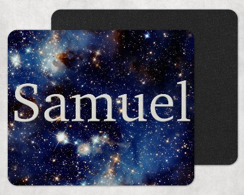 Starry Skies Custom Personalized Mouse Pad - Sew Lucky Embroidery