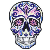 Sugar Skull Patch - Sew Lucky Embroidery