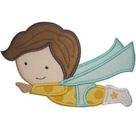 Superhero Boy Patch - Sew Lucky Embroidery