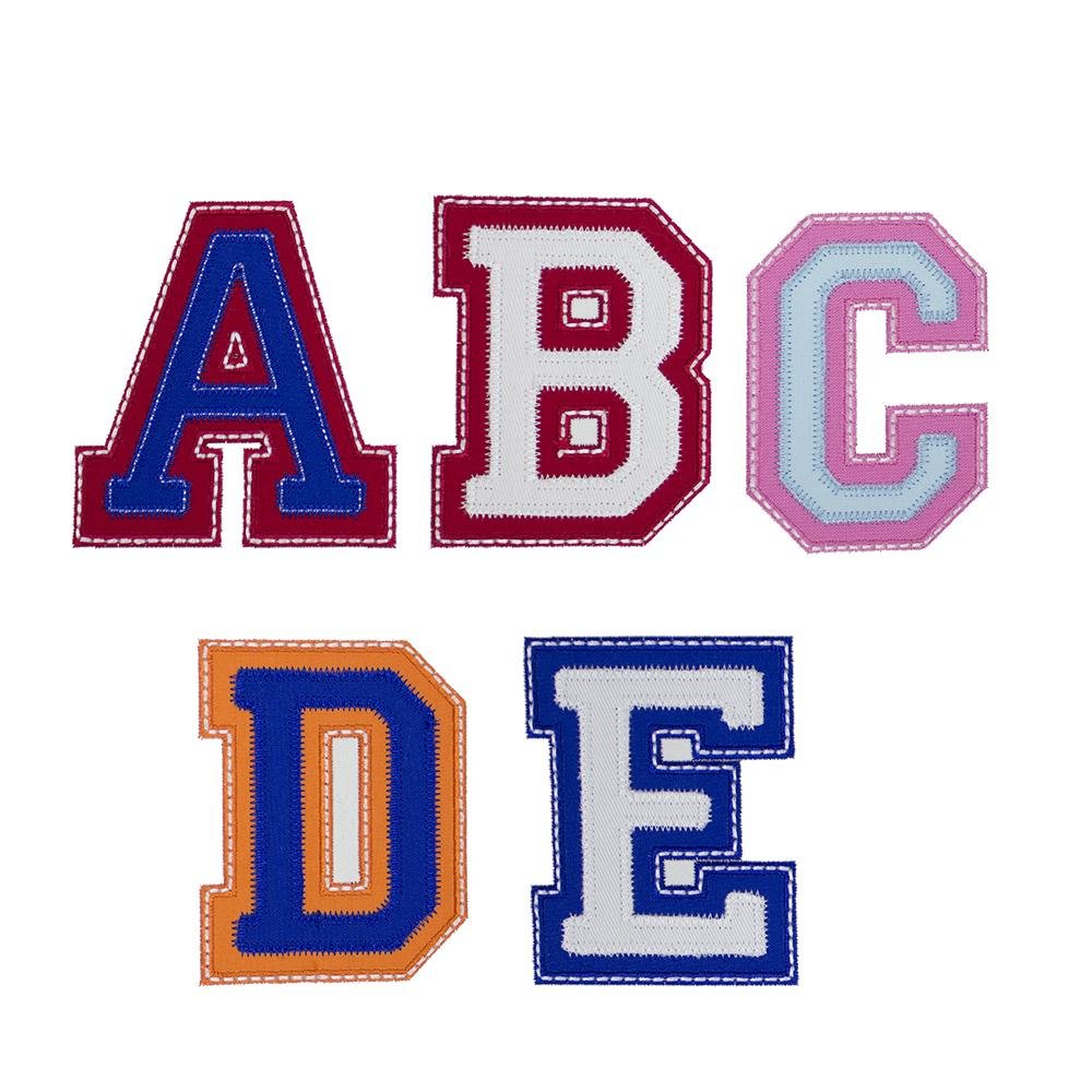 Sewing Lettering Sew On Embroidered Letters