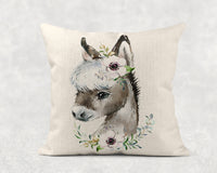 Sweet Baby Donkey Pillow - Sew Lucky Embroidery