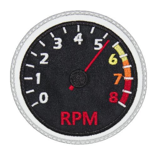 Tachometer Patch - Sew Lucky Embroidery