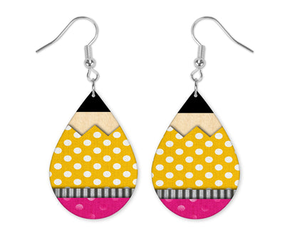 Teachers Pencils Earrings