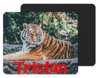 Tiger Laying Custom Personalized Mouse Pad