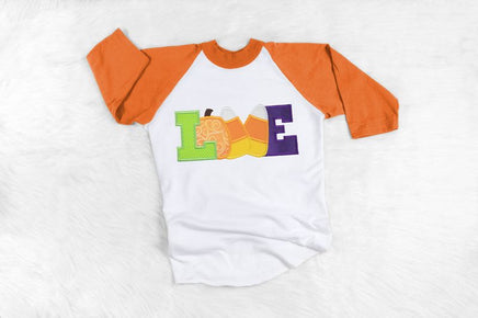 Fall Love Pumpkin Candy Corn Patch - Sew Lucky Embroidery