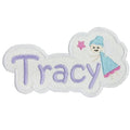 Tooth Fairy Name Sew or Iron on Embroidered Patch
