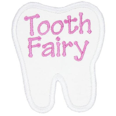 Tooth Fairy Sew or Iron on Embroidered Patch