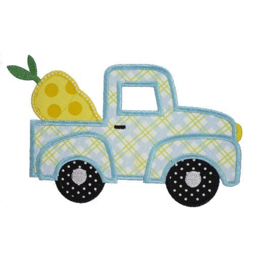 Truck with Carrot Patch - Sew Lucky Embroidery